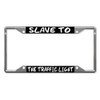 Fastasticdeals Slave to The Traffic Light License Plate Frame Tag
