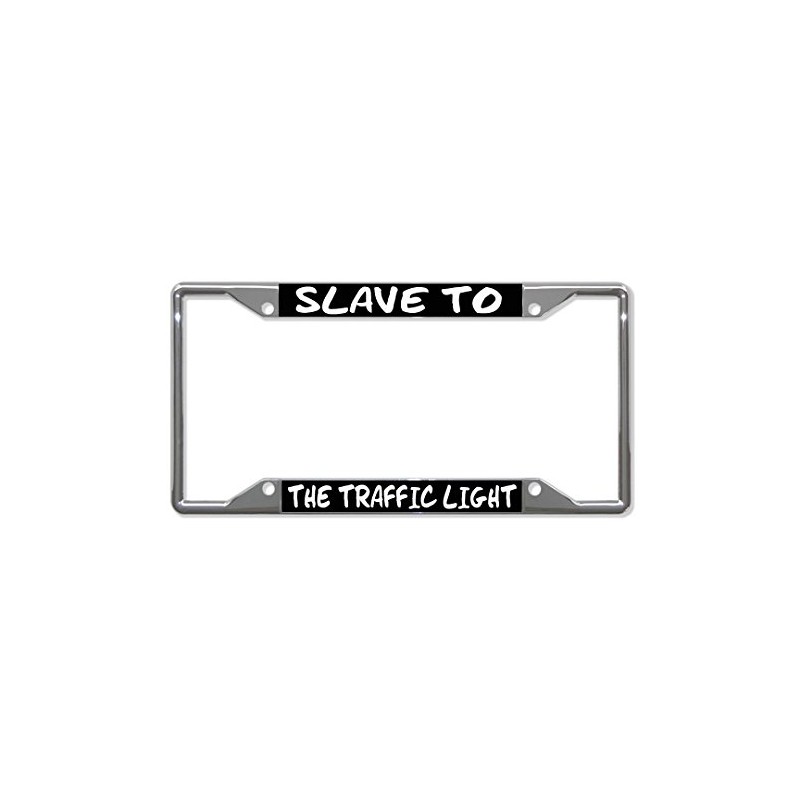 Fastasticdeals Slave to The Traffic Light License Plate Frame Tag