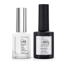 EzFlow - Color Duos - Lacquer + Gel - Top Coat - 14mL / 0.5oz EACH