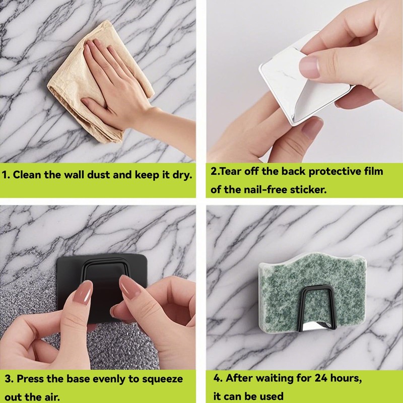 2 Pack Sponges Holders for Kitchen Cleaning, Dishwashing Sponge Drying