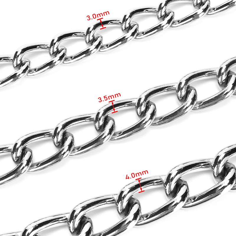 SGODA Metal Chain Heavy Duty Dog Leash, Chew Proof Dog