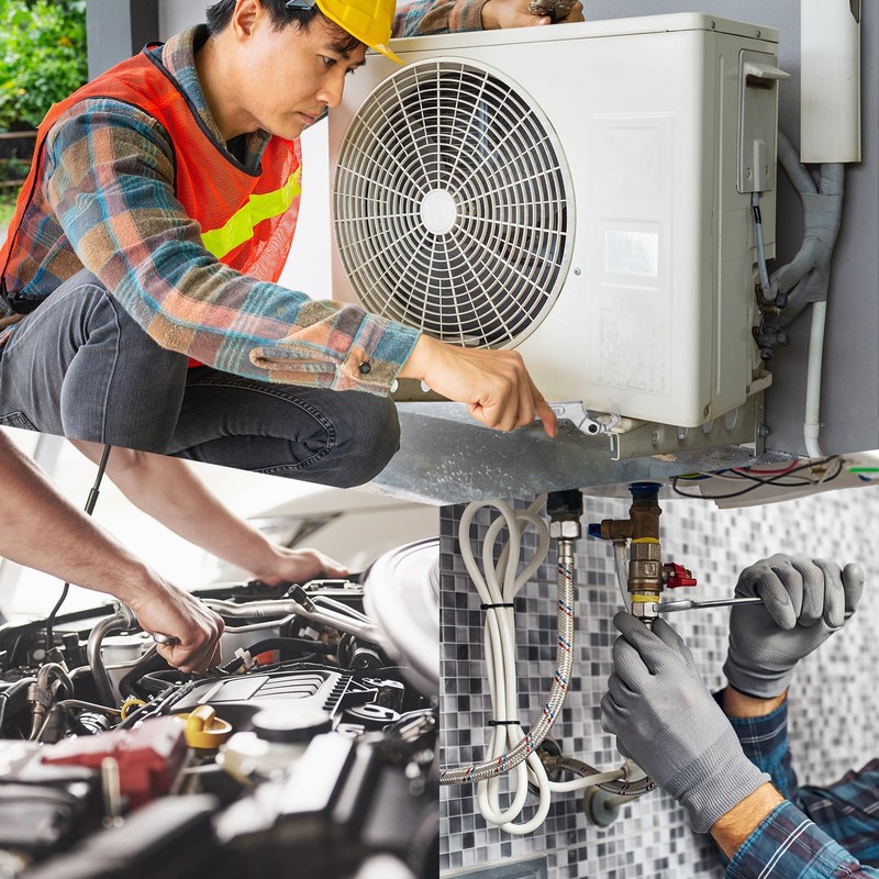 sourcing map 2-4 3/4"(51-121mm) C Spanner Wrench Adjustable Round Pin