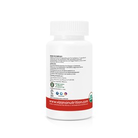 VIZANA NUTRITION | Matcha Orgánica Certificada en Cápsulas Pullulan Orgánicas USDA (90 Caps-400mg)