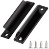 Sliding Door Handles 2 Pcs, Aluminum Alloy Curved Handle Balcony
