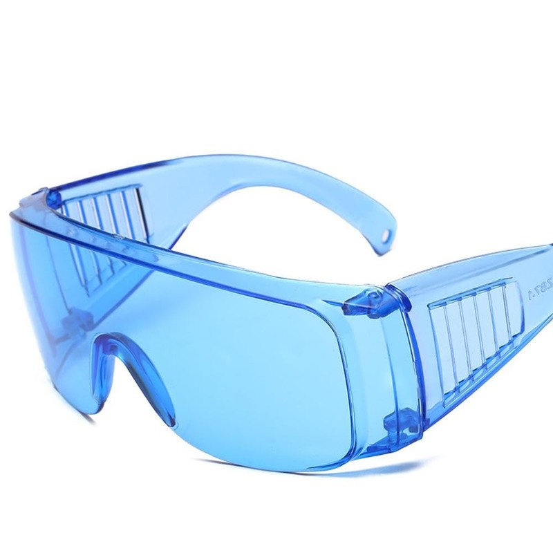 TopHomer Safety Glasses, Protective Lab Goggles UV Resistant Safety-Over Spectacles