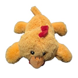 KONG New ! Kong Cozie Charlie Chicken Plush Squeaker Dog Toy