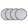 Stone lain Vince Rustic Stoneware Dinner Plate Set, 4 Count,