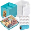 Leafiew 50 Pack Small Charcuterie Boxes with Clear Lids -