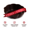 Lang's Chocolates – Dark Chocolate Dessert Shell Bowls – 12