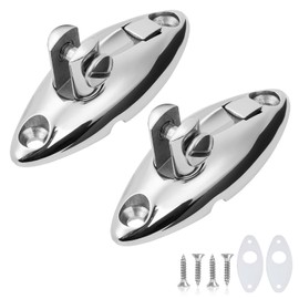 ODYSUNRAL Boat Quick Release Bimini Top Swivel Deck Hinge, 360 Degree Rotation, Solid 316 Stainless Steel, Marine Bimini Top Hardware(2-Pack)