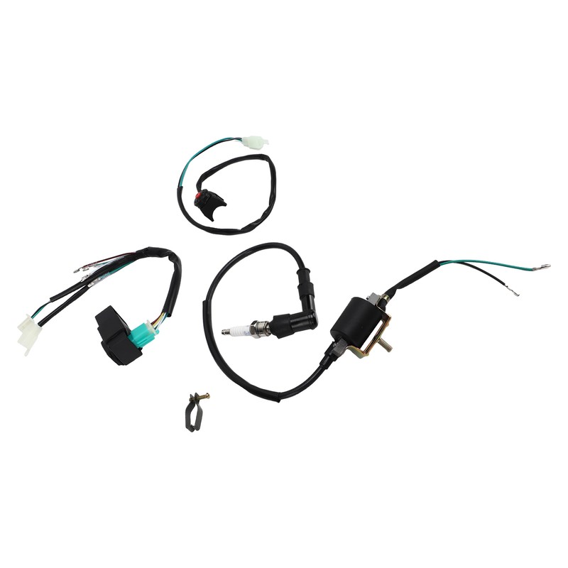 Kick Start Engine Wiring Harness CDI Box Spark Plug Ignition