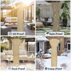 PureFit Waterproof Patio Heater Covers with Zipper, Heavy Duty Garden