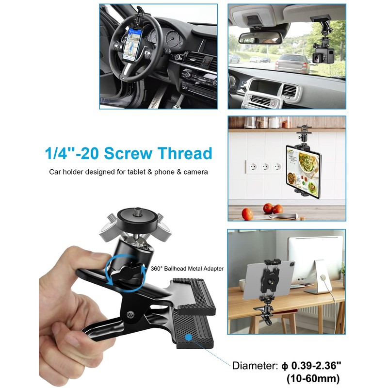 phichy Sun Visor Car Tablet Holder