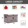 Morezi Large Dog Toy Storage Box with Lid Basket Organizer