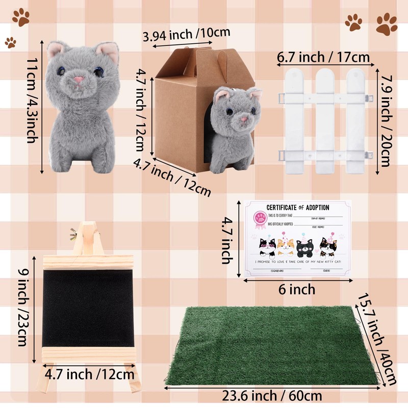 Blueweenly 84 Pcs Adopt a Pet Party Favors 24 Mini