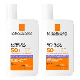 2pc La Roche Posay Anthelios Uvmune400 Fluido Antimanchas 50