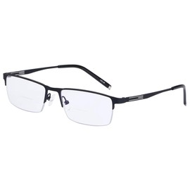 Jcerki - anteojos de lectura para hombres y mujeres, color negro, Azul, 1