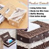 Tissue Box, Sinxioer Handwoven Paper Holder, Tissue Dispenser Tissue Box