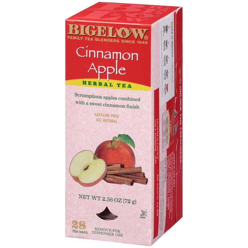 Bigelow Tea Bigelow Cinnamon Apple Herbal Tea Bags 28-Count Box