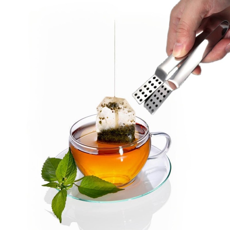 Tea Bag Squeezer, Stainless Steel Tea Bag Clamp Tea Bag