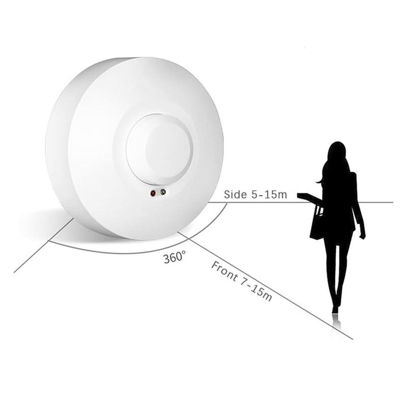 Motion Sensor Light Switch Intelligent DC12‑24V 5.8GHz Light Controlled Adjustable