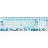 WSLUCKO Silicone Keyboard Cover Skin for 15.6 HP Pavilion &