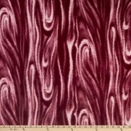 Shannon Minky Luxe Cuddle Seal Milky Way Merlot, Fabric by The Yard