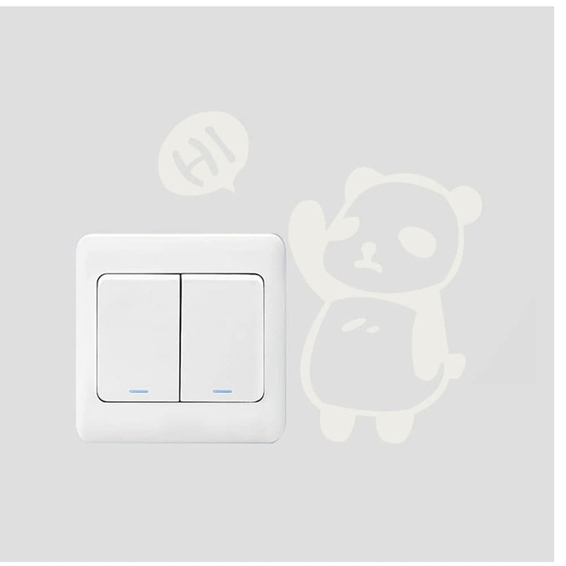JunyueLiang Luminous Sticker for Switches, Cute Panda Animals, Interior Stickers,