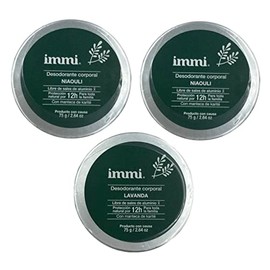 Immi Desodorantes 2 Niaouli / 1 Lavanda de 75 g c/u