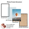 JCJMY 14x24 Picture Frame Black for Poster Photo Picture, Horizontal