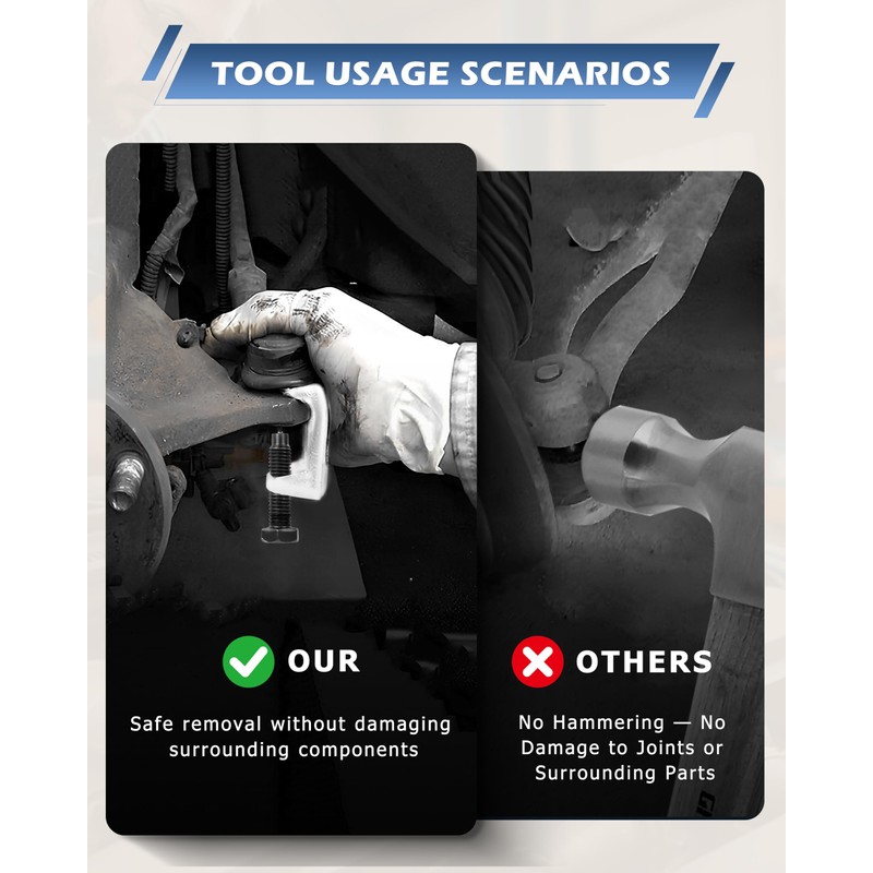 DAYUAN 5pcs Professional Front End Service Tool Kit, Pitman Arm