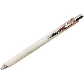 Pentel EnerGel Clena Retractable Liquid Gel Pen, Micro Fine Point 0.5mm Needle Tip, Black Ink, Classical Pink Body (BLN75LP-A)