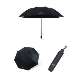Umbrella Pocket Umbrella Mini Small Umbrella Umbrella Bag Children's Umbrella Compact Folding 99% Outdoor UV Protection Sun Rain Windproof Lightweight Storm Resistant for Adults Girls Men Women, black