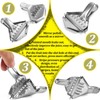 Jicyor Lemon Squeezer Stainless Steel Lemon Squeezer Lemon Citrus Juicer