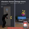 MHCOZY Smart Vibration Sensor, Tuya Zigbee 3-in-1 Tilt Drop Alarm,