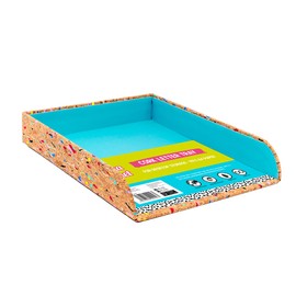 Pukka Planet Cork A4 Letter Tray Organizer – Made from Real Cork and Recycled Board – Natural, Biodegradable, Renewable Eco-Friendly Sourcing – 31 x 24.5 x 4.8 cm