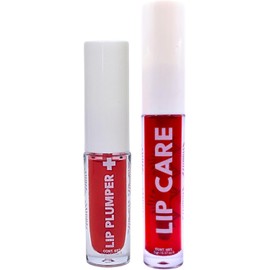 Mlashes Volumizador para labios al instante con tinta 2 Pack Lip care hidratante Mirko + Lip plumper Mora