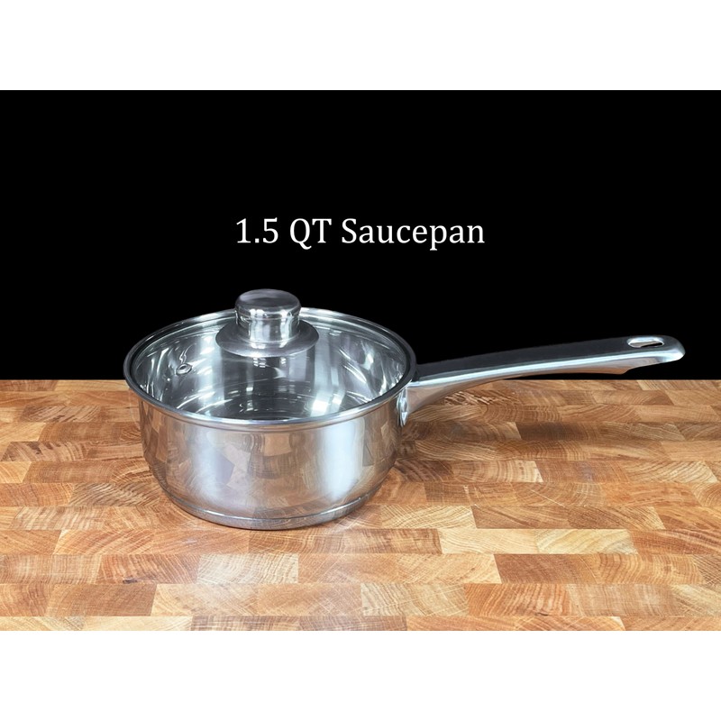 CONCORD 7 PCS Stainless Steel Cookware Set