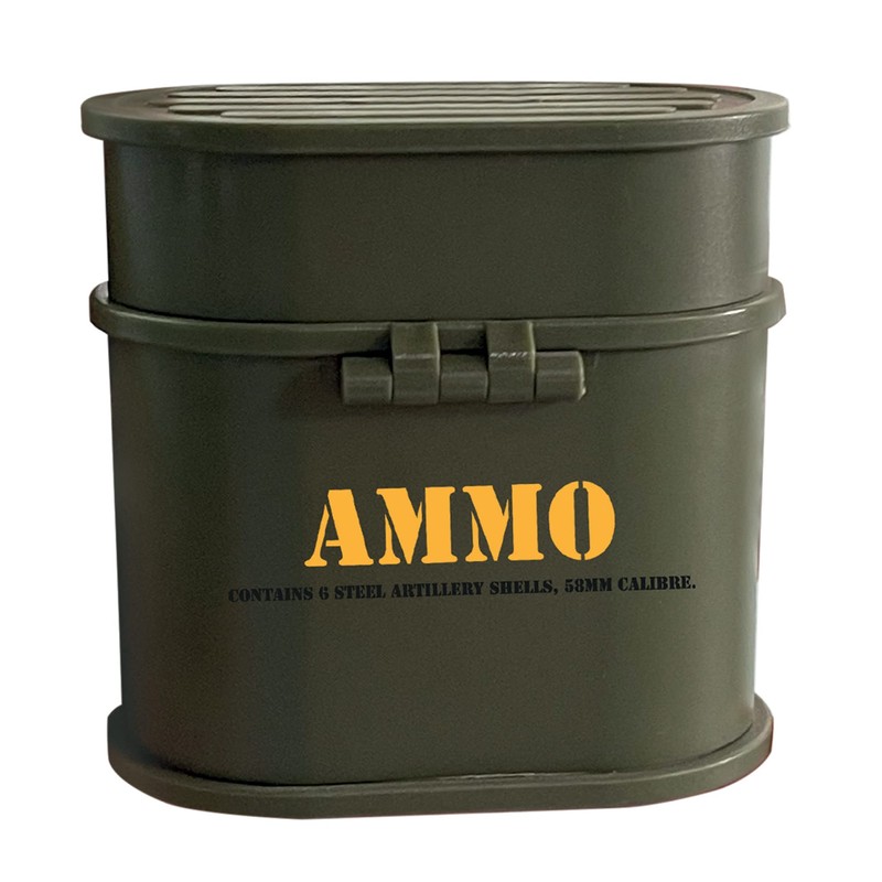Bar Originale Bullet Ice Cubes in Ammo Case Silver 6