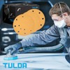 TULDA Sanding Discs P40 Orbital Sander Pads 6" 150mm 15