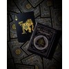 Mythical Creatures Playing Cards - Black, Silver & Gold Edition