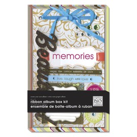 Ribbon Album Kit 5-Inch by 7-Inch, Memories