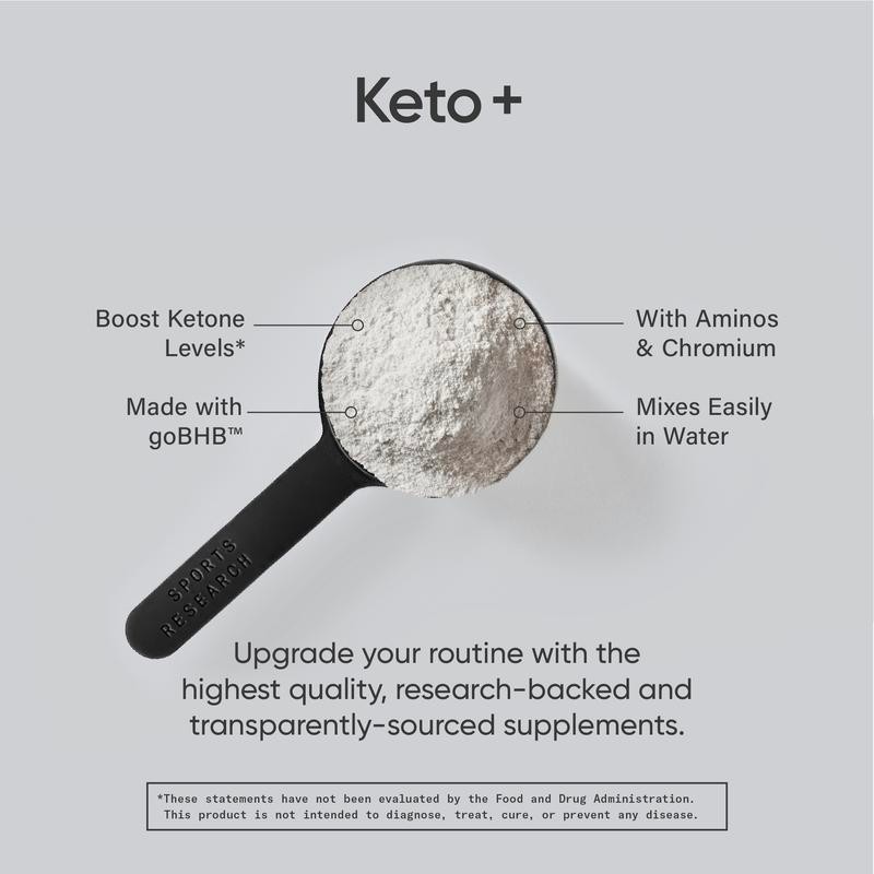 sports research Keto Plus™ Exogenous Ketones (goBHB™) - 30 Servings