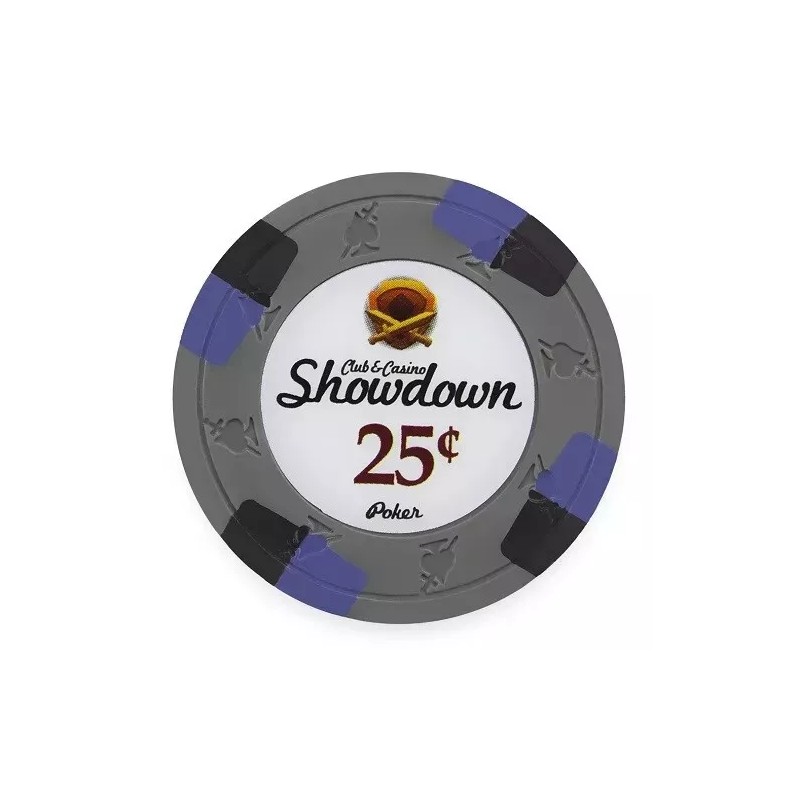 New Bulk Lot of 200 Showdown Poker Chips - Pick