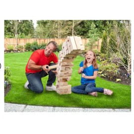 Cardinal Giant Sized Jumbling Tower Block Game - Stack up to 4 feet!  Free Ship