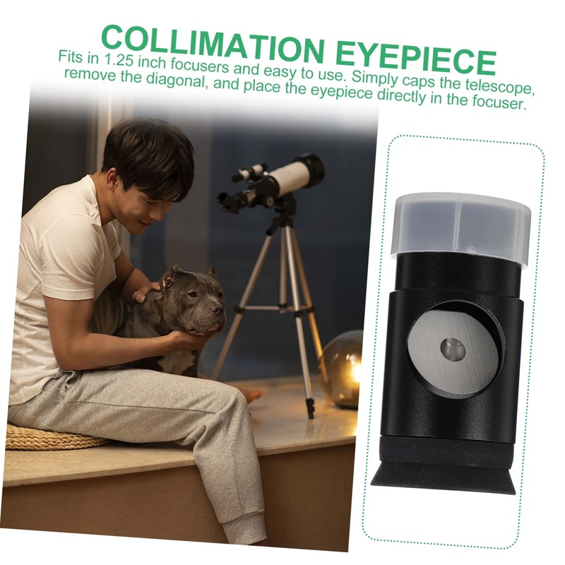 OSALADI 3pcs Telescope Collimation Eyepiece Optical Alignment Tool for Newtonian