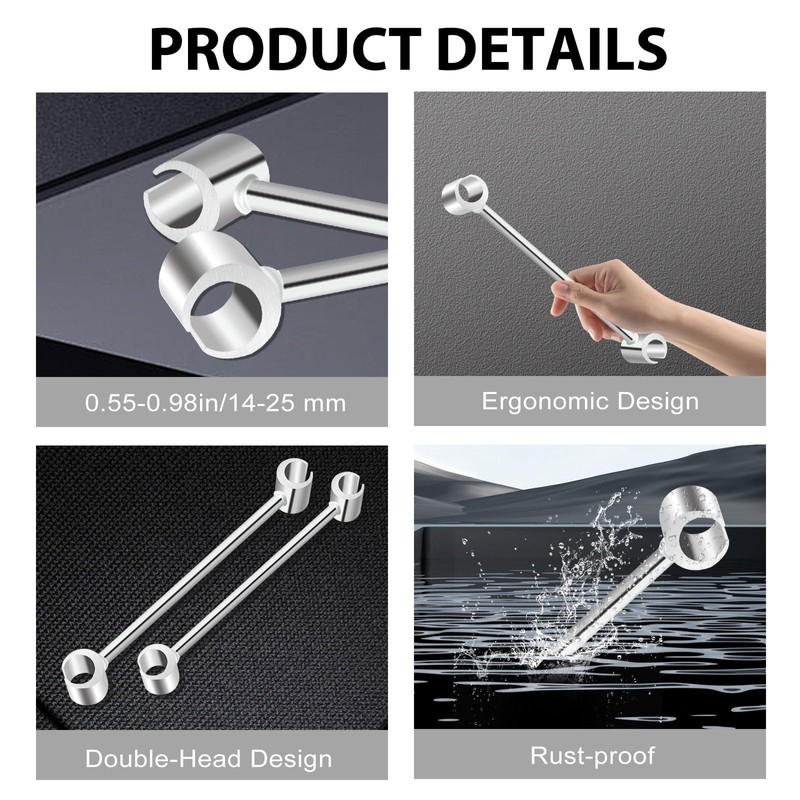 CAPHONT 2 Pack Hinges Gap Adjusting Wrench, Door Hinge Repair