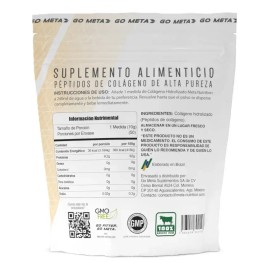 Colageno Hidrolizado Meta Nutrition 500 Porciones Sabor