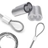 Leaum 36 Piece Wire Rope Clamp Set, with Wire Rope