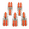 MTUERANC Wire Connectors, 5Pack Compact Lever Wire Nuts Connectors Wire